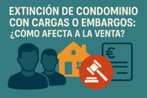Extinción de condominio con embargo
