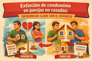 Extinción de condominio en parejas no casadas